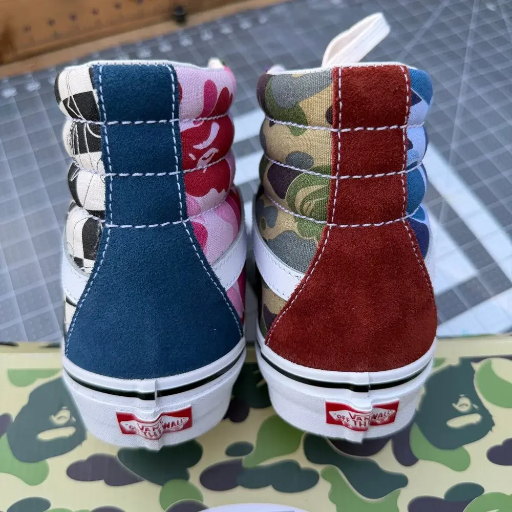 Brand New Bape x Vans Sk8 Hi